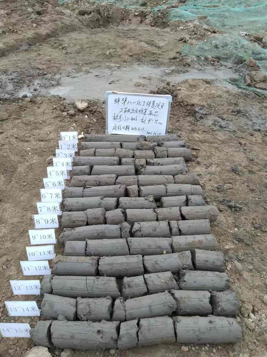 桩基工程-水泥搅拌桩取芯